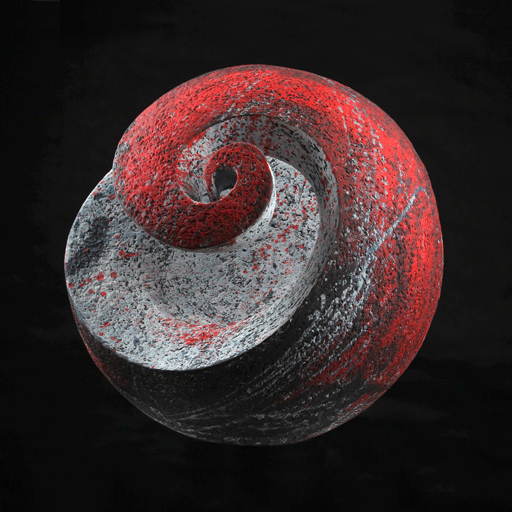 Jutta Hass, Infinity schamottierte Tonmasse, 40 x 40 x 40 cm